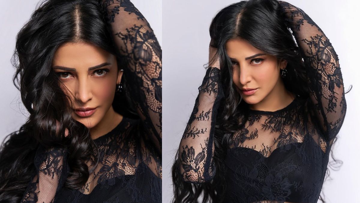 Actor and singer Shruti Haasan sharing her artistic thoughts on Instagram regarding studio sessions.