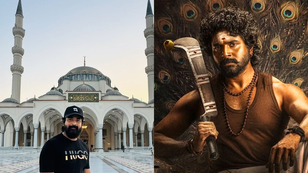 South Indian actor Sivakarthikeyan sharing Eid Mubarak greetings with fans and followers on social media.