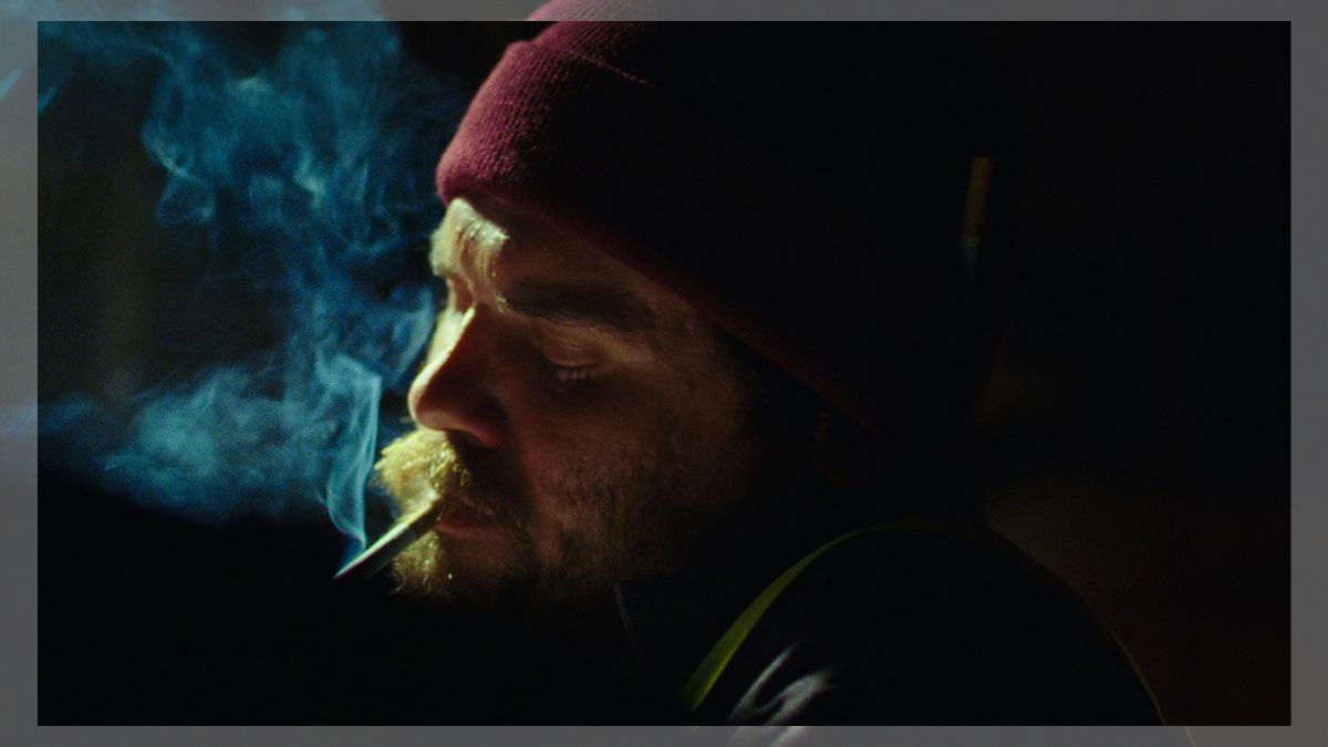 Mike Young delivering an emotional performance in the short film The Singers on Netflix.