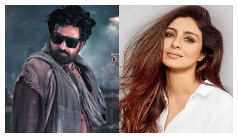 Actor Vijay Sethupathi and Tabu posing after wrapping Slumdog 33 Temple Road movie shoot.