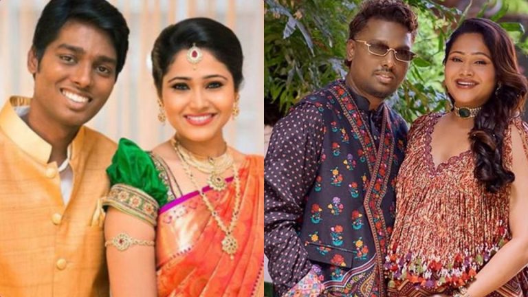 Official social media announcement poster of Director Atlee and Priya welcoming their baby girl on April 20, 2026.