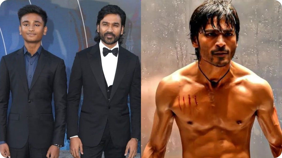 Yatra Dhanush Debut Exclusive: சிக்ஸ் பேக் உடன் ரெடியாகும் யாத்ரா - தனுஷ் கொடுத்த கிரீன் சிக்னல்! 1 Conceptual visual of Dhanush's son Yatra preparing for his debut with a six-pack physique.
