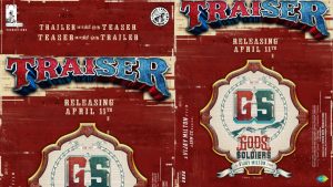 Official poster announcement for Gods and Soldiers movie Traiser release on April 11 directed by Vijay Milton