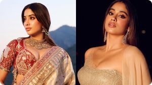 Janhvi Kapoor sharing her traumatic school experience with deepfake morphed images on Raj Shamani's podcast.