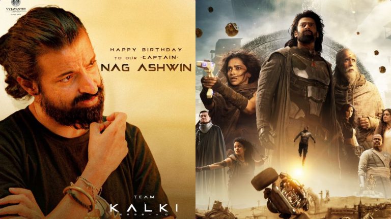 Director Nag Ashwin birthday celebration post by Vyjayanthi Movies for the movie SSR61.