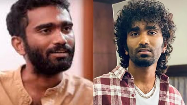 Actor Pradeep Ranganathan discussing the 100 crore box office benchmark for his film Love Insurance Kompany.