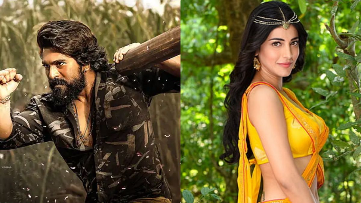 Actor Ram Charan and Actress Shruti Haasan together for a special song sequence in Peddi movie.