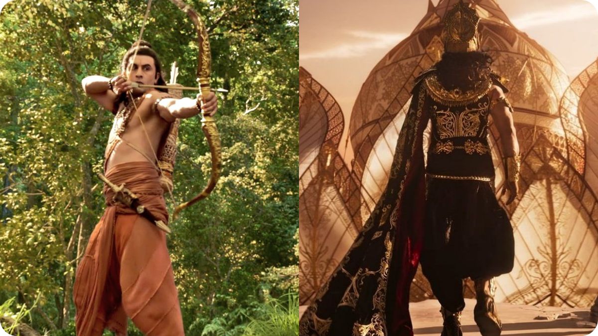 Ramayana Official Teaser Out : ஹாலிவுட் ரேஞ்ச் விஷுவல்ஸ் – டீசரில் ரன்பீர் கபூர் செய்த தரமான சம்பவம்! 1 Ranbir Kapoor as Lord Rama and Yash as Ravaana in Ramayana official teaser 2026