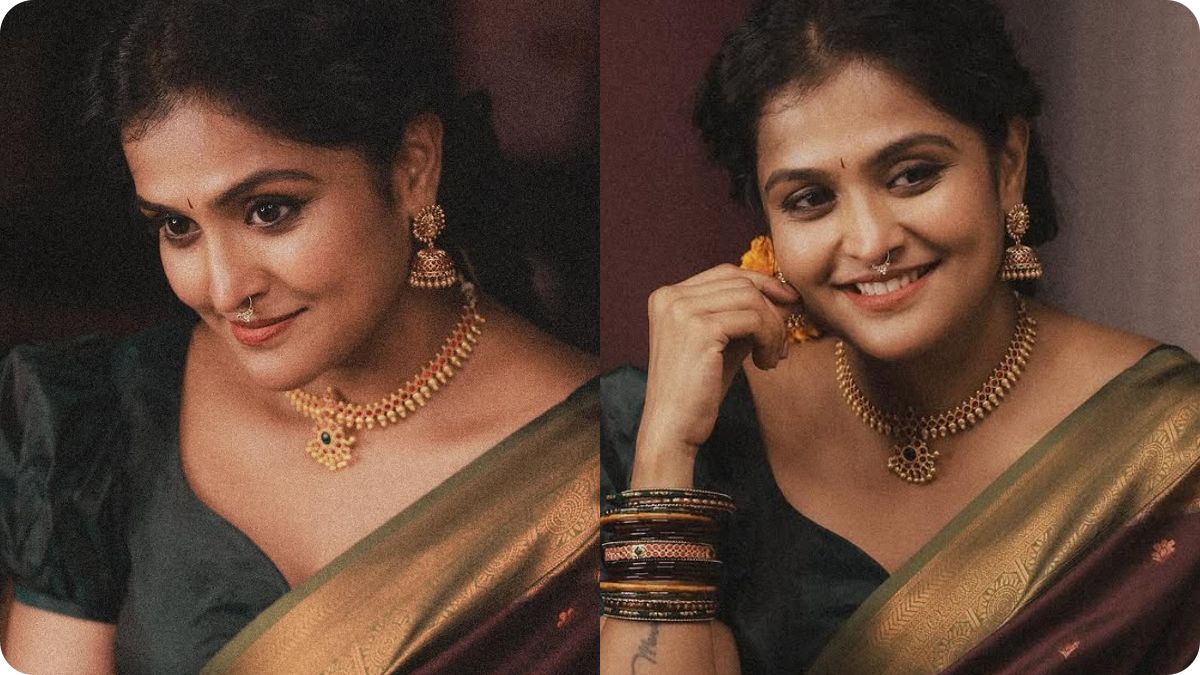 Ramya Nambeesan Latest Photos : “ஜஸ்ட் வைபிங் தான்” – ரம்யா நம்பீசன் பகிர்ந்த க்யூட் புகைப்படங்கள்!