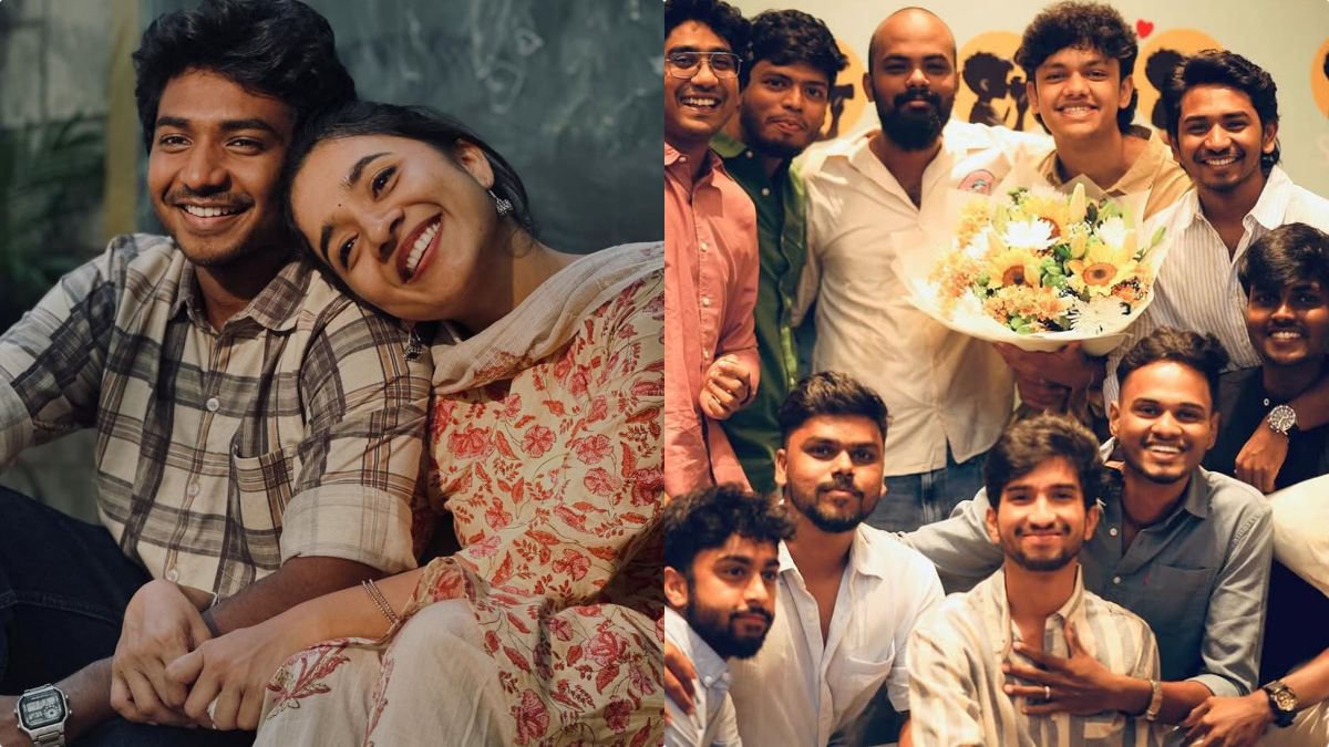 National Award winner Rishab Shetty meeting and inspiring a young artist from the movie Youth.