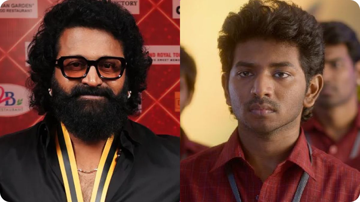 A screenshot of Actor Rishab Shetty's tweet praising Director Ken Karunaas for the movie Youth.