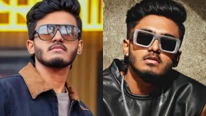 Music composer Sai Abhyankkar posing with a simple look during a press interaction.