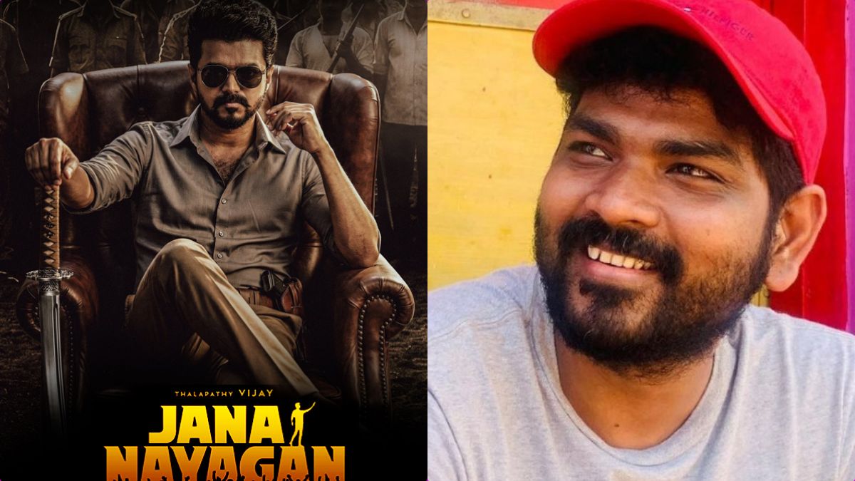 Jana Nayagan Leak : "அந்த பயன் போனை தட்டிவிட்டேன்" – மதுரையில் விஜய்யின் ஜன நாயகன் படத்தை பார்த்தவரை தடுத்த விக்னேஷ் சிவன்! 1 Actor Thalapathy Vijay and director Vignesh Shivan in a combined frame discussing the Jana Nayagan piracy issue.