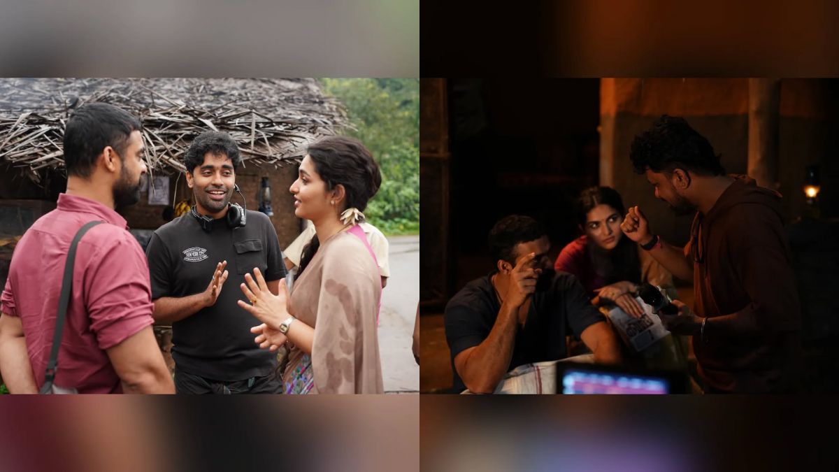 Tovino Thomas Trailer Response : மிரட்டலான பீரியட் ஆக்ஷன்.. டொவினோ தாமஸின் 'பள்ளிச்சட்டம்பி' தமிழ் ட்ரைலர் அவுட்! 1 Actor Tovino Thomas and director Dijo Jose Antony discussing a scene on the period film set of Pallichattambi.