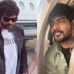 Director Vignesh Shivan speaking in an interview about spotting Jana Nayagan leak during his Madurai flight.