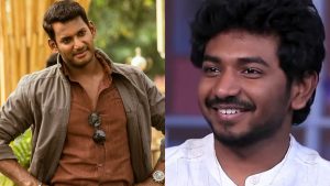 Actor Vishal appreciating director Ken Karunas and GV Prakash for Youth movie success.
