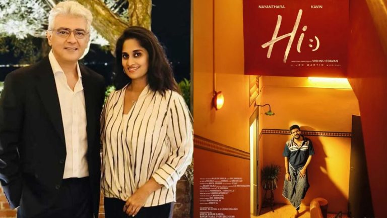 Director Vishnu Edavan with Nayanthara and Kavin on the sets of Hi movie 2026