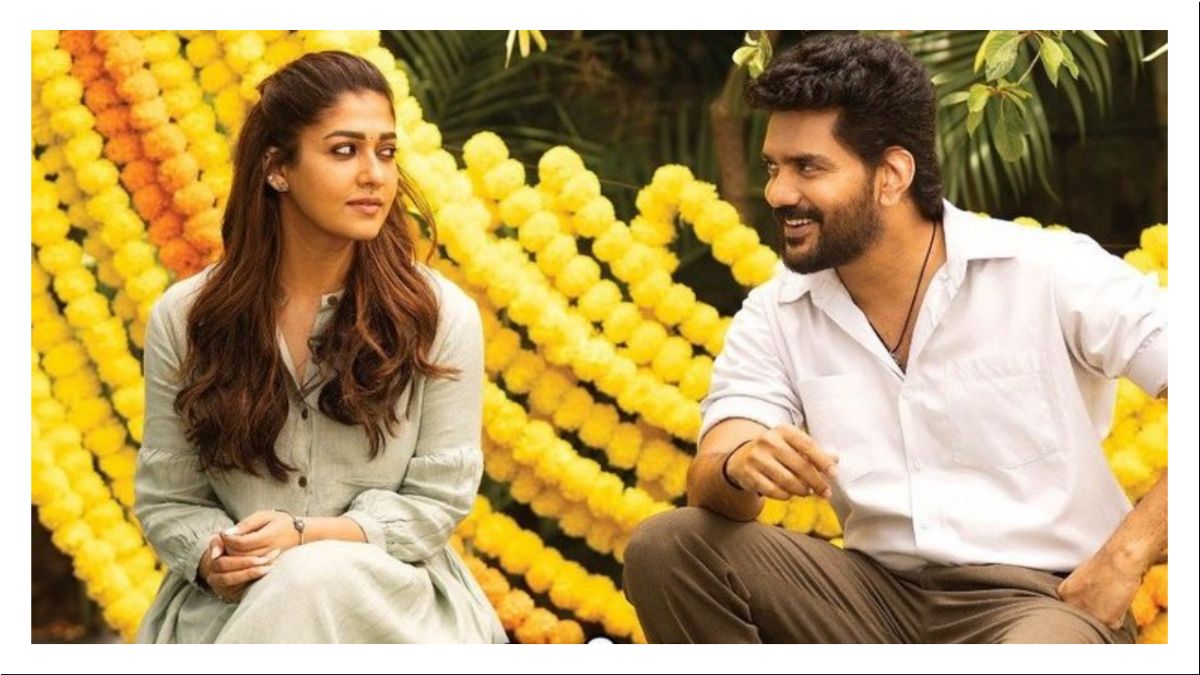 Hi Movie Plot Reveal : "அஜித் - ஷாலினி மாதிரி இருக்கணும்" – நயன்தாரா படத்துல கவின் செஞ்ச தரமான சம்பவம்! 1 Director Vishnu Edavan with Nayanthara and Kavin on the sets of Hi movie 2026