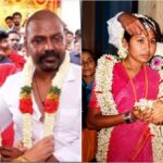 Actor and choreographer Raghava Lawrence posing for his official marriage wedding photo with an emotional love caption.