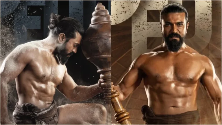 Actor Ram Charan sharing his screen space experience and thoughts on performing high-voltage action stunts without a body double.