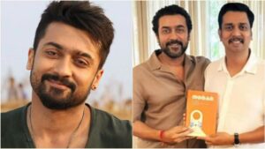 Suriya & TJ Gnanavel Reunite! — "ஜெய்பீம் கூட்டணி திரும்ப வருது!" — ஏழை மக்களின் ரட்சகன் '5 ரூபாய் டாக்டர்' கதையில் சூர்யா; ஞானவேல் செதுக்கும் மெகா பீரியட் ஃபிலிம்! Actor Suriya and director TJ Gnanavel posing together during the success meet of Jai Bhim movie.