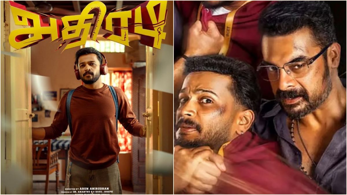Actor Tovino Thomas inside a rugged setup in the official Tamil trailer screenshot of Athiradi movie.