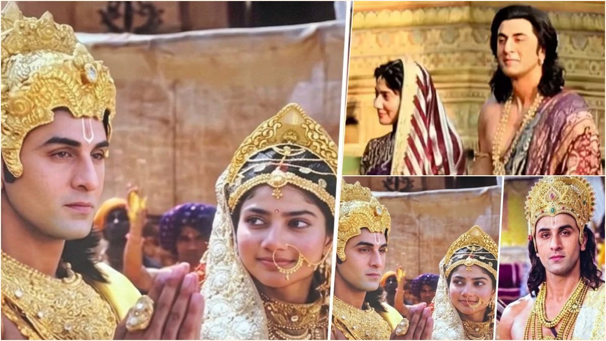 Still of actress Sai Pallavi portraying Goddess Sita in the grand promotional asset teaser look of Nitesh Tiwari's Ramayana.