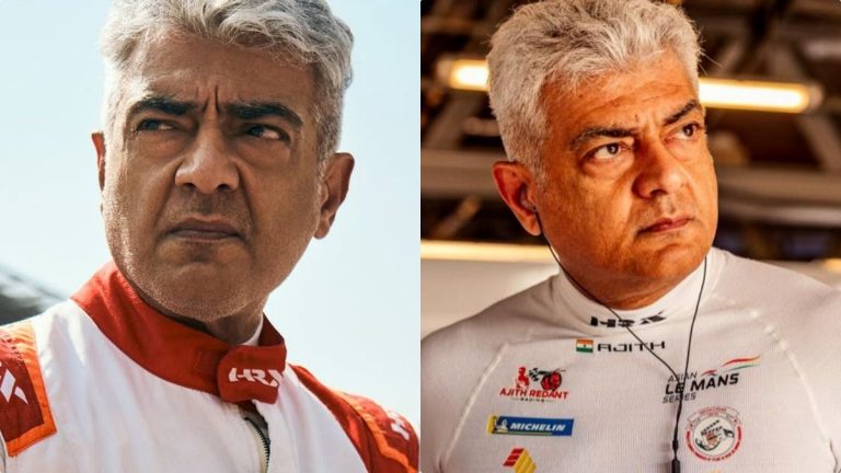 Actor Ajith Kumar at the Circuit Paul Ricard in France, preparing for the Michelin Le Mans Cup Round 2 with his racing team
