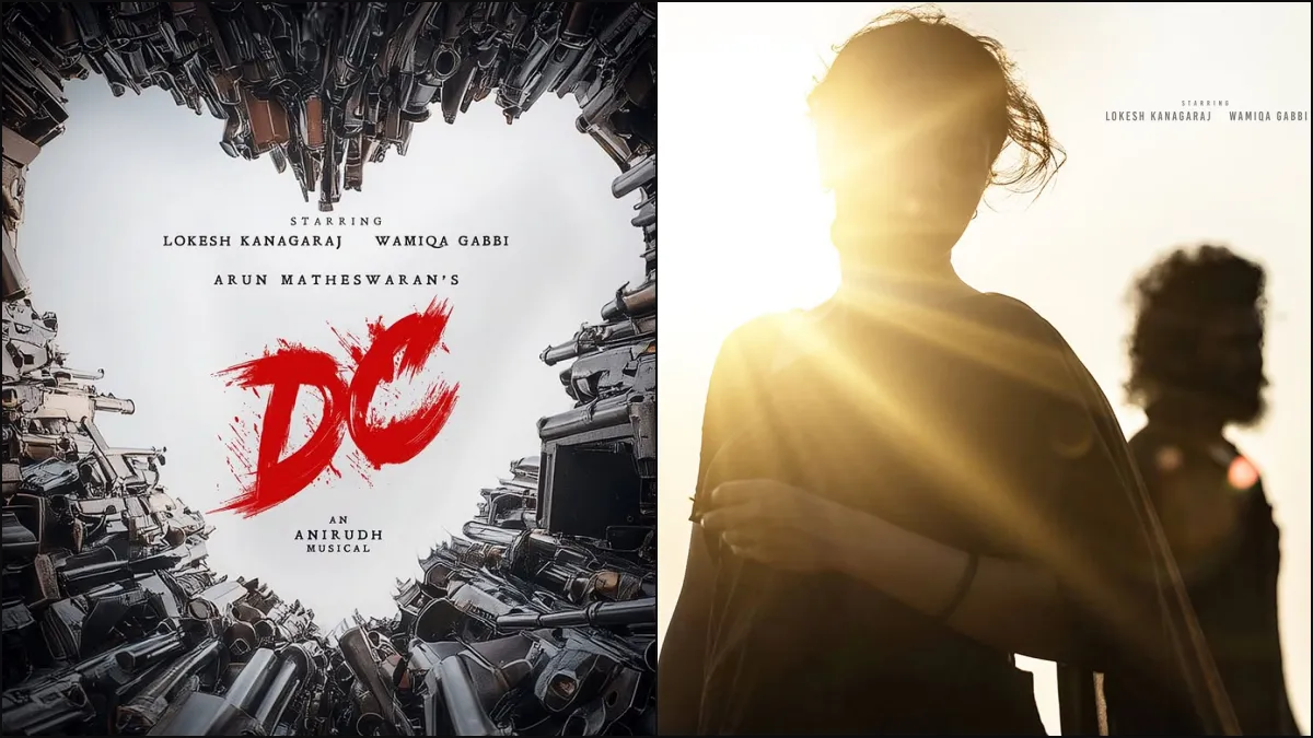 Official poster of Lokesh Kanagaraj's movie DC with trailer launch announcement for Cannes 2026.