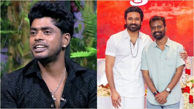 Choreographer Sandy Master sharing exclusive details about actor Dhanush energetic dance performance in director Rajkumar Periasamy movie D55.