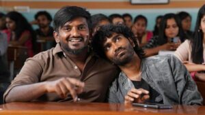 Ashwath Marimuthu Turns Actor! — "இப்போ டைரக்டர் டூ ஹீரோ அவதாரம்.. அதுவும் நம்ம பிரதீப் தயாரிப்புல!" — அஸ்வத் மாரிமுத்துவை நடிகராக களம் இறக்கும் பிரதீப் ரங்கநாதன்; கோலிவுட்ல செம ஹைப்! Director Ashwath Marimuthu and actor-director Pradeep Ranganathan sharing a candid moment together during a movie discussion.
