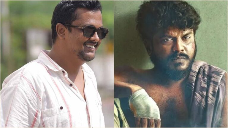 Director Prabhu Vyas and actor-writer Manikandan discussing their upcoming feature film script together.