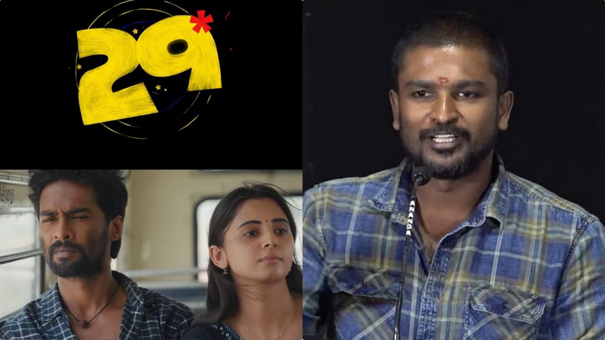 Director Rathna Kumar during the production and official announcement of his upcoming solo directorial project titled '29'.