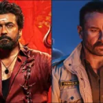 The Streaming Week: "தியேட்டரில் சூர்யா.. ஓடிடியில் சைஃப் அலிகான்!" — மே மாத அதிரடி ரிலீஸ் பட்டியல் இதோ! 7 Movie poster collage of Suriya's Karuppu and Saif Ali Khan's Kartavya for May 2026 release.
