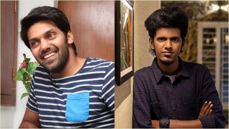 Actor KPY Bala upcoming first badminton sports movie titled Rematch official look poster unveiled by actor Arya.