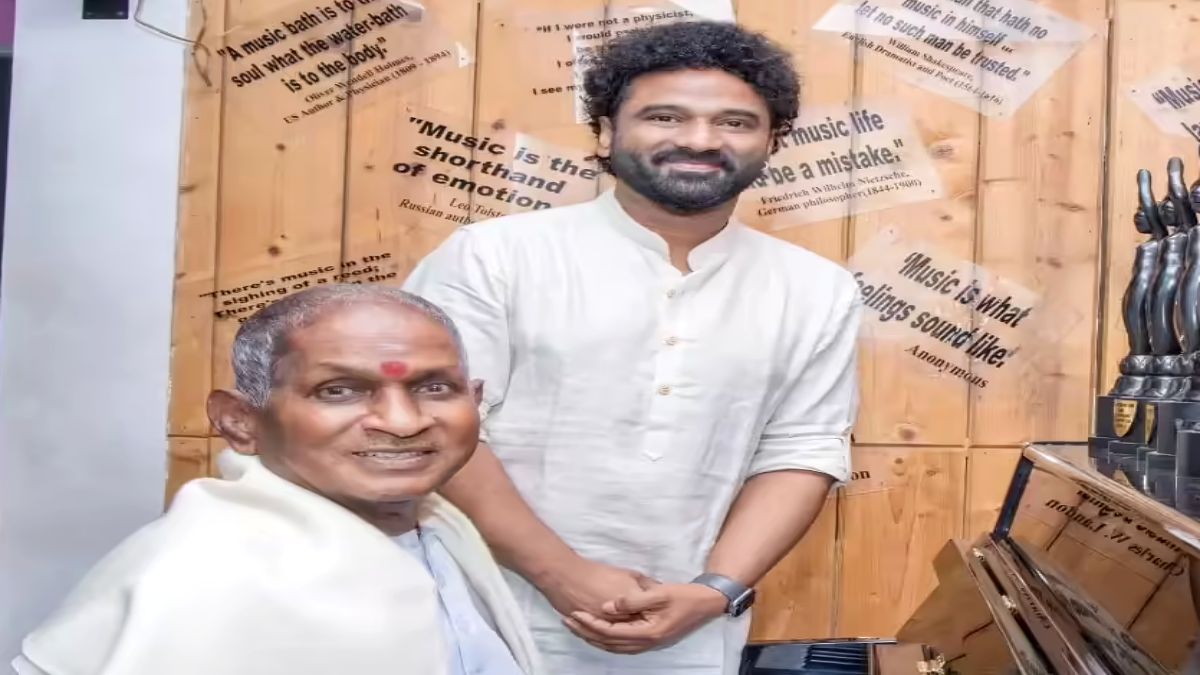 Music director Rockstar Devi Sri Prasad sharing a heartwarming school emotional memory about being compared to maestro Ilaiyaraaja.