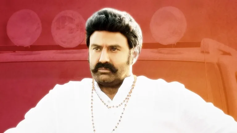 Telugu actor Nandamuri Balakrishna speaking emotionally about single-screen theatre closures and film production delays.