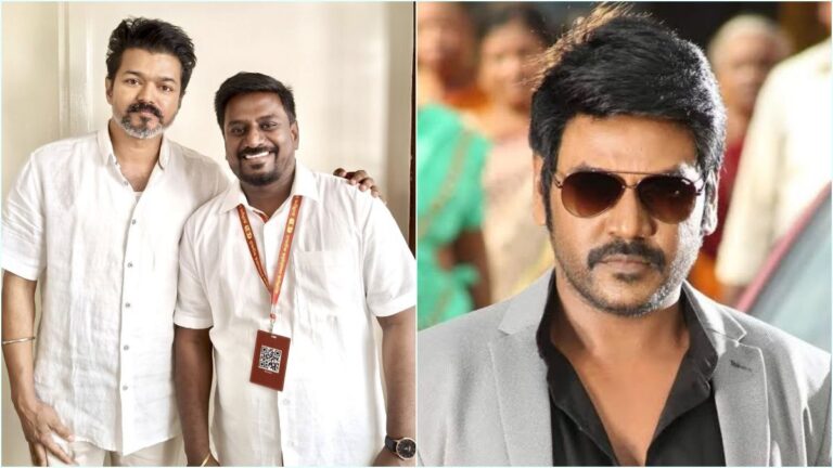 Actor and director Raghava Lawrence posing text updates supporting CM Joseph Vijay and Minister Rajmohan amid Vishal's controversy.