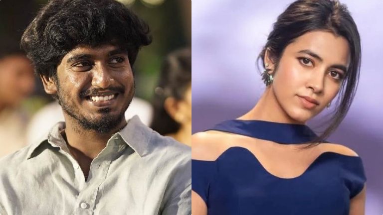 Telugu actress Shivani Nagaram and actor-director Abishan Jeevinth for their upcoming Tamil film collaboration.
