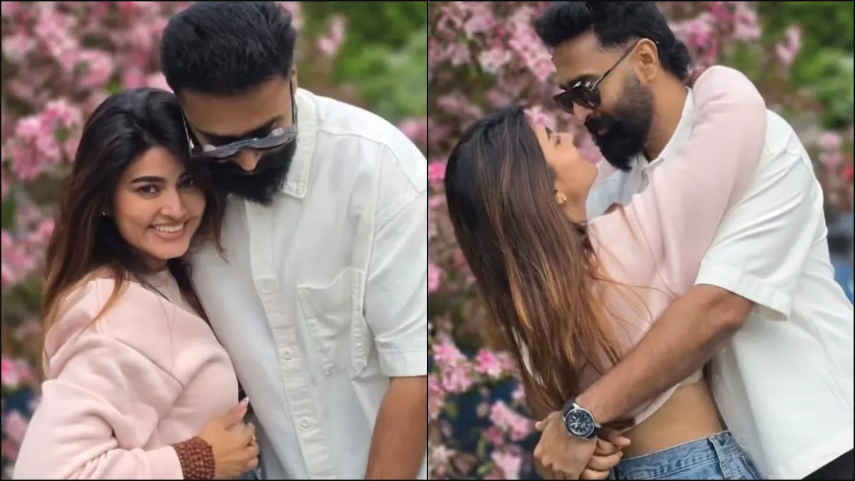 Actress Sneha and Actor Prasanna's latest photo celebrating their 14th wedding anniversary.