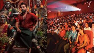 Unbelievable Karuppu Movie Fever! — "கனவுல வந்த கருப்பசாமி.. புக் பண்ணுடா டிக்கெட்டை!" — திருச்செந்தூர் தியேட்டரில் ஒரே காட்சியில் 217 பேர் குடும்பமாக வந்து படம் பார்த்து அசத்தல்; வைரலாகும் நெகிழ்ச்சி வீடியோ! A large extended family of 217 members posing happily outside Thangam Talkies theatre in Tiruchendur after watching the movie Karuppu.