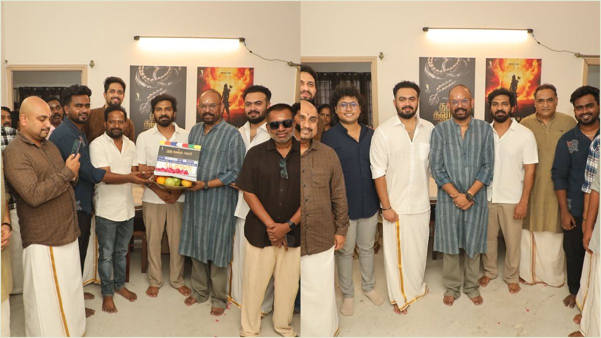 Tat Twam Asi Movie Launch! — கோலிவுட்டின் அந்த டாப் இயக்குநர்கள் முன்னிலையில் தொடங்கிய வைபவின் புதிய படம்; செம மாஸான டைட்டில்! 1 Directors Venkat Prabhu and Ponram attending the official launch and pooja ceremony photos of actor Vaibhav's upcoming Tamil movie Tat Twam Asi.