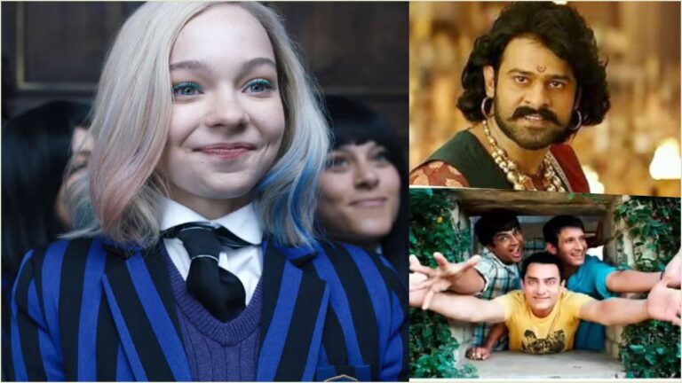 Hollywood actress Emma Myers from Wednesday series praising Indian blockbuster movies Baahubali and 3 Idiots in a viral interview.