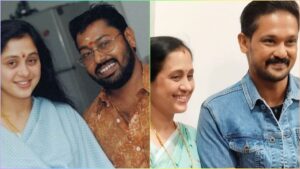 Actor Nakkhul and his sister actress Devayani inside an archival family frame reflecting ongoing status updates regarding director Rajakumaran family acceptance.