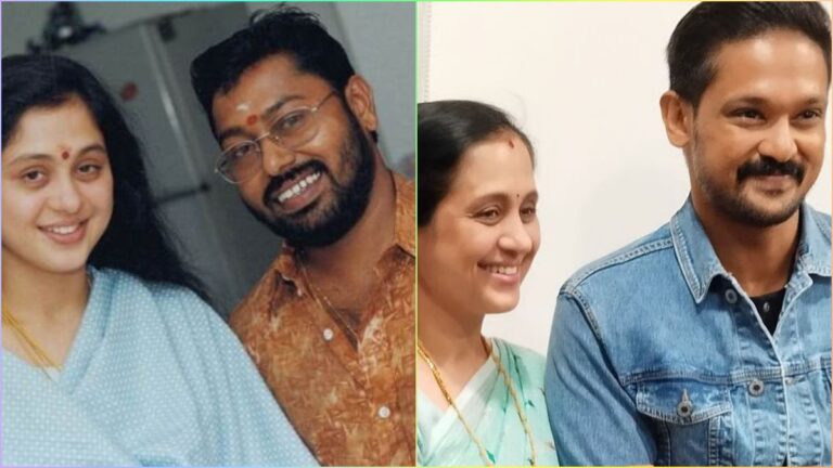 Actor Nakkhul and his sister actress Devayani inside an archival family frame reflecting ongoing status updates regarding director Rajakumaran family acceptance.