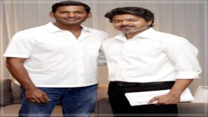 Emotional Reunion: "அப்போ லோயோலா காலேஜ் டார்லிங்.. இப்போ நம்ம மாநிலத்தோட சிஎம்!"... முதலமைச்சர் விஜய்யை நேரில் சந்தித்து உருகிய விஷால்! பொன்னாடை, சால்வையை மறுத்த தளபதிக்கு விஷால் கொடுத்த நெகிழ்ச்சியான சர்ப்ரைஸ் பரிசு என்ன தெரியுமா? Actor Vishal meeting Tamil Nadu Chief Minister C Joseph Vijay warmly presenting the educational donation charts inside the Secretariat setup.
