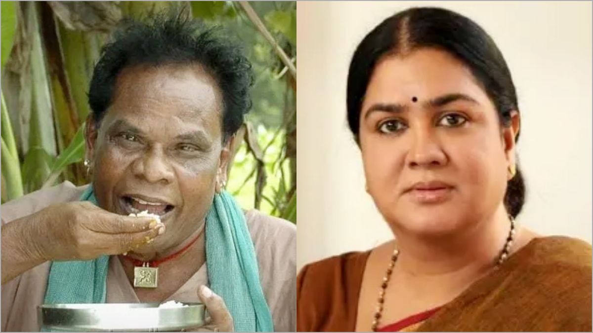 Actress Urvashi talking about legendary Tamil cinema comedian Kumari Muthu and his inspirational life lesson lines.