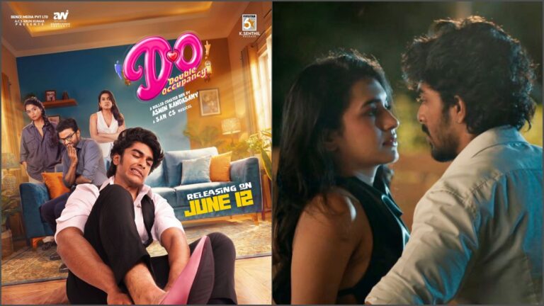 Official fantasy-romance trailer of Khushbu Sundar's Avni Movies production Double Occupancy starring Santhosh and Samyuktha.