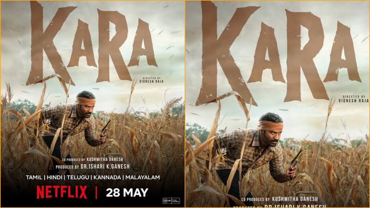 Actor Dhanush starrer heist action thriller movie Kara records 3.8 million views on Netflix during its opening weekend.