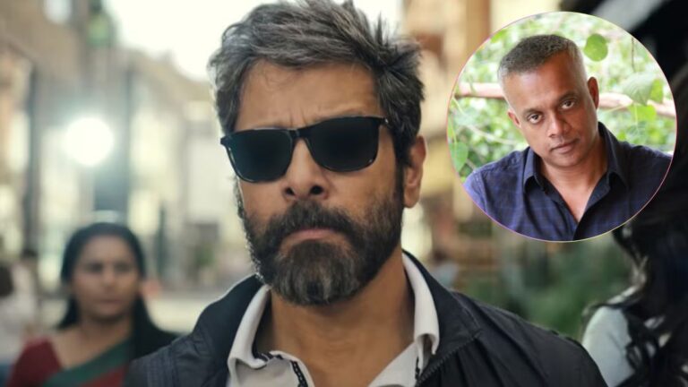 Chiyaan Vikram in a still from the movie Dhruva Natchathiram.